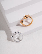 Sculptural Style Open Ring