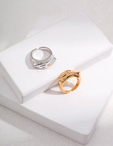Timeless Polished Style Adjustable Ring